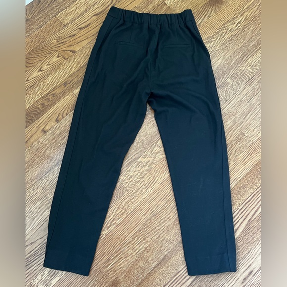 VINCE Wool Blend Pull On Pants Black Cozy Pleated Minimalist Neutral Luxury‎ XS - Picture 4 of 6